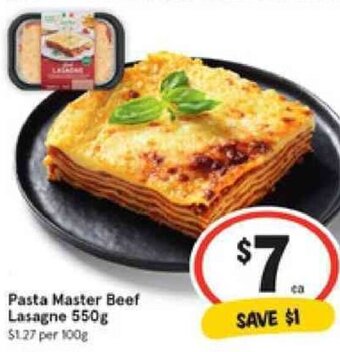 IGA Pasta Master Beef Lasagne 550g offer