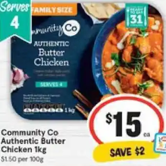 Community Co Authentic Butter Chicken 1kg