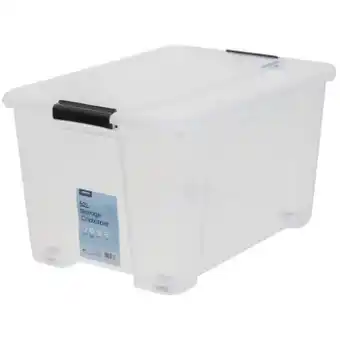 Officeworks J.Burrows Storage Container with Lid 52L offer