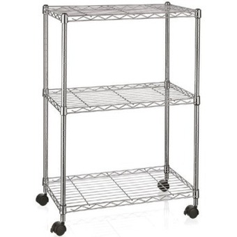 J.Burrows 3 Tier Wire Shelving Unit