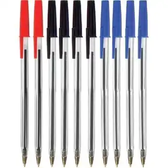 Officeworks Keji 10 Pack Ballpoint Pens offer