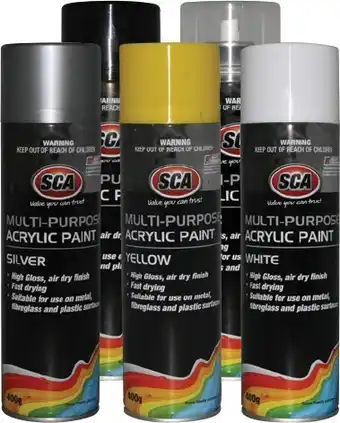 SuperCheap Auto SCA 400g Acrylic Paint offer