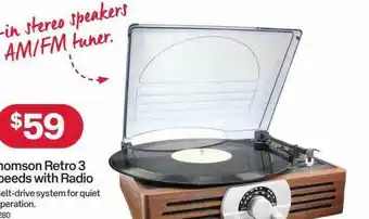 Australia Post Thomson Retro 3 Speeds With Radio offer