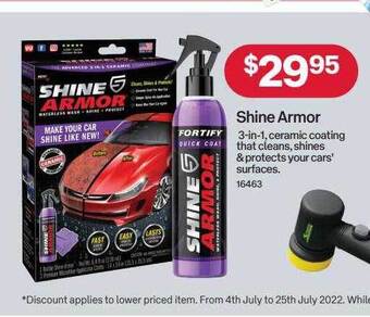 Australia Post Shine Armor offer