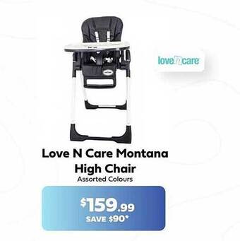 Baby Kingdom Love N Care Montana High Chair offer