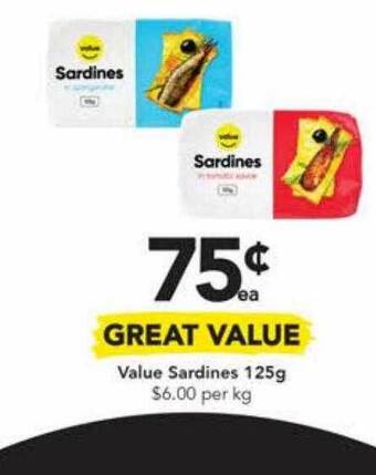 Drakes Value Sardines 125g offer
