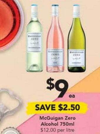 Drakes McGuigan Zero Alcohol 750ml offer