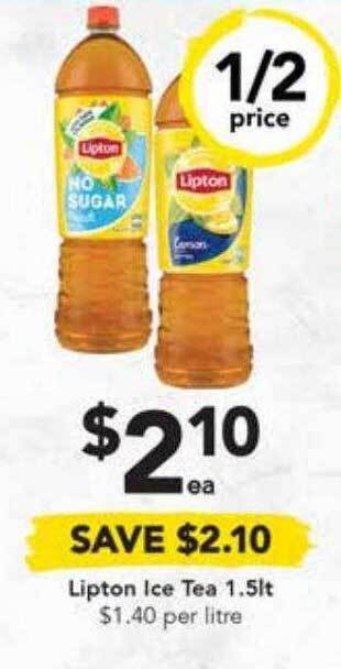 Drakes Lipton Ice Tea 1.5lt offer