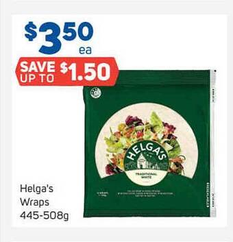 Foodland Helga's Wraps offer