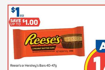 Foodland Reese's Or Hershey's Bars offer