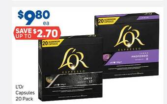 Foodland L'or Capsules 20 Pack offer