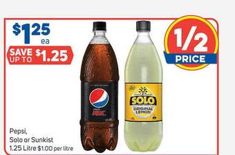 Foodland Pepsi, Solo Or Sunkist offer