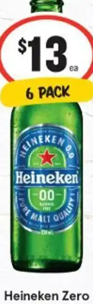 IGA Liquor Heineken Zero 6 Pack offer