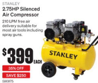 SuperCheap Auto 2.75HP Silenced Air Compressor offer
