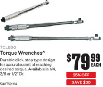 SuperCheap Auto Torque Wrenches offer