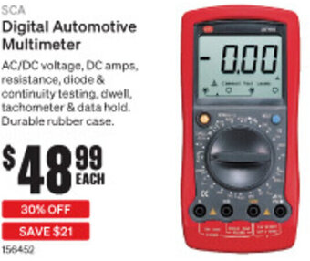 SuperCheap Auto Digital Automotive Multimeter offer