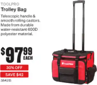 SuperCheap Auto Trolley Bag offer