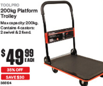 SuperCheap Auto 200kg Platform Trolley offer