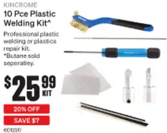 SuperCheap Auto 10 Pce Plastic Welding Kit offer