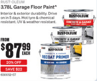 SuperCheap Auto 3.78L Garage Floor Paint offer
