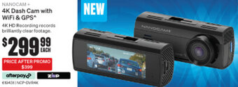 SuperCheap Auto 4K Dash Cam With WiFi & GPS offer