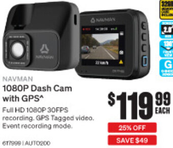 SuperCheap Auto 1080P Dash Cam With GPS offer