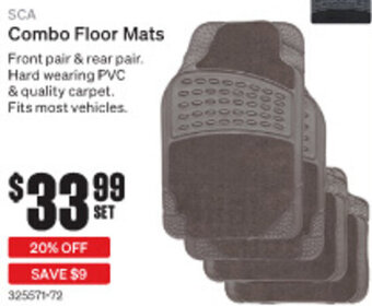 SuperCheap Auto Combo Floor Mats offer