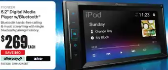 SuperCheap Auto 6.2" Digital Media Player w/Bluetooth offer
