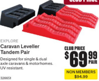 Caravan Leveller Tandem Pair