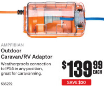 SuperCheap Auto Outdoor Caravan/RV Adaptor offer