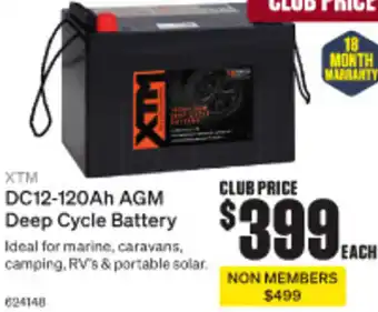 SuperCheap Auto DC12-120Ah AGM Deep Cycle Battery offer
