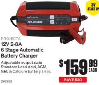 12V 2-8A 6 Stage Automatic Battery Charger