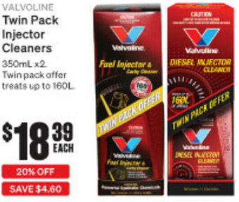 SuperCheap Auto Twin Pack Injector Cleaners offer