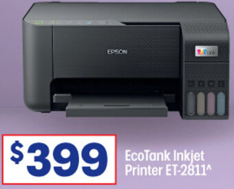 Officeworks EcoTank Inkjet Printer ET-2811 offer