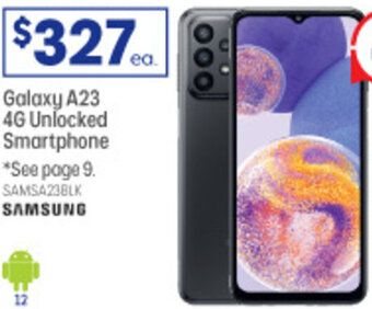 Officeworks Samsung Galaxy A23 4G Unlocked Smartphone offer