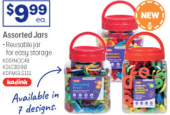 Officeworks Assorted Jars offer