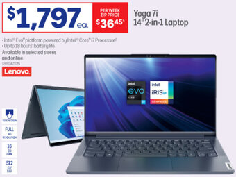 Officeworks Yoga 7i 14" 2-In-1 Laptop offer