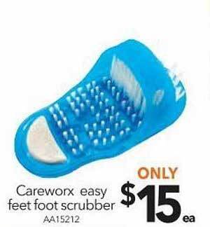 Cheap as Chips Careworx Easy Feet Foot Scrubber offer