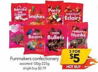 Cheap as Chips Funmakers Confectionery offer