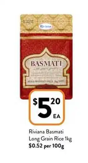 Riviana Basmati Long Grain Rice