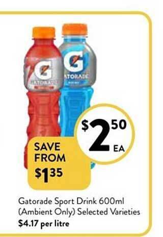 Foodworks Gatorade Sport Drink offer