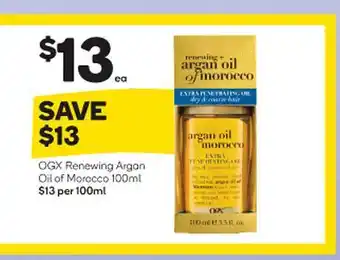Woolworths Ogx Renewing Argan Oil Of Moracco offer