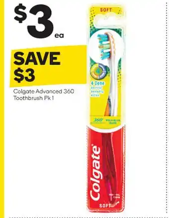 Woolworths Colgate Advanced 360 Toothbrush offer