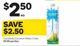 Woolworths Cocobella Coconut Water offer
