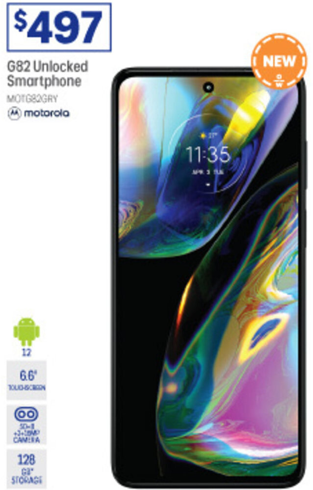 G82 Unlocked Smartphone offer at Officeworks