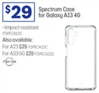 Officeworks Spectrum Case For Galaxy A13 4G offer