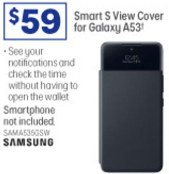 Officeworks Smart S View Cover For Galaxy A53 offer