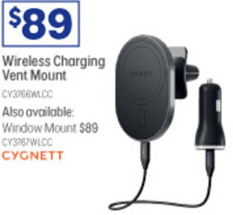 Officeworks Wireless Charging Vent Mount offer