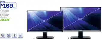 Officeworks Acer 21.5' ACKA2220A/23.8' ACKA242YA offer