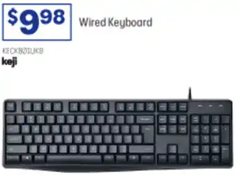 Officeworks Wired Keyboard offer